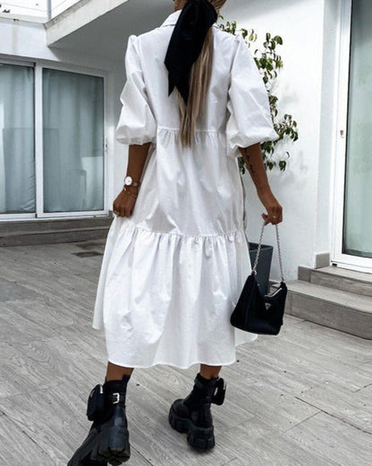 Sarra Buttoned Dress