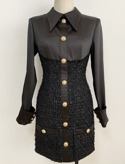 Lidia Tweed Dress