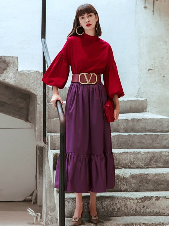 Rosabella Vintage Blouse & Skirt