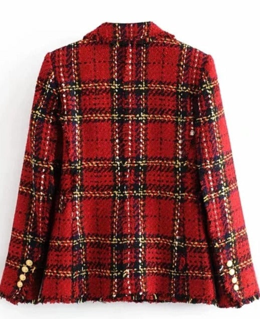 Lucia Chic Check Blazer