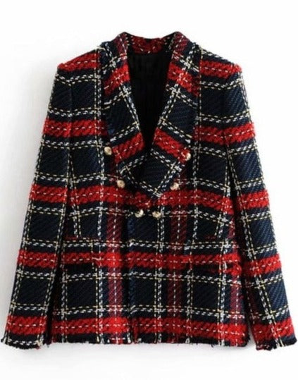 Lucia Chic Check Blazer