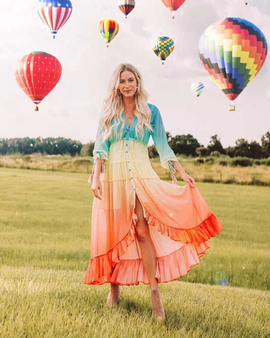 Rainbow-Inspired Dress
