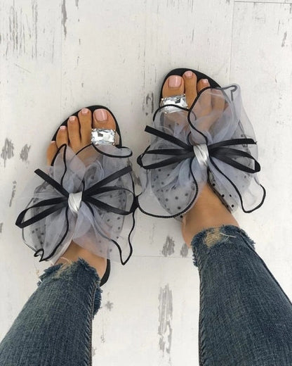 Nancy Bowtie Slippers
