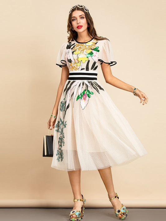 Aline Sequined Dress
