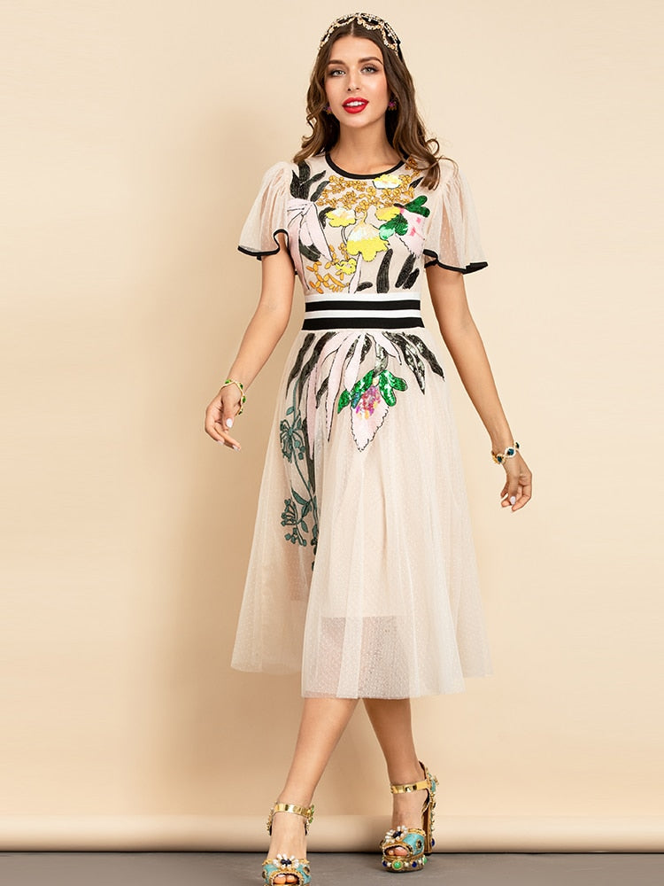 Aline Sequined Dress