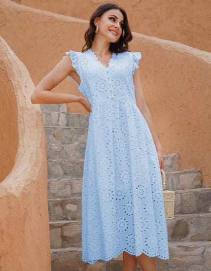 Marcia Buttoned Dress