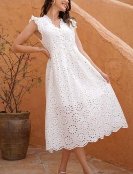 Marcia Buttoned Dress