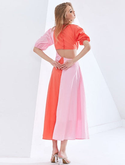 Aisha Colorblock Dress