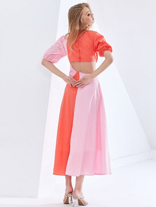 Aisha Colorblock Dress