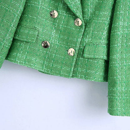 Anabel Tweed Blazer & Shorts