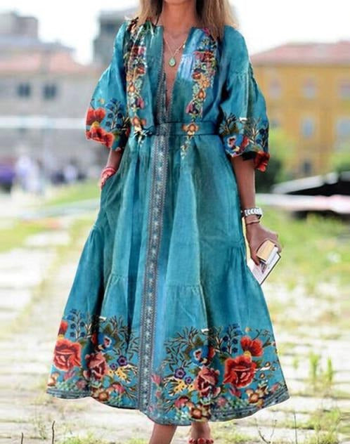 Elvira Bohemian Dress