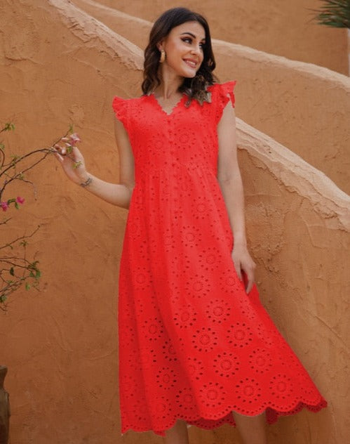Marcia Buttoned Dress