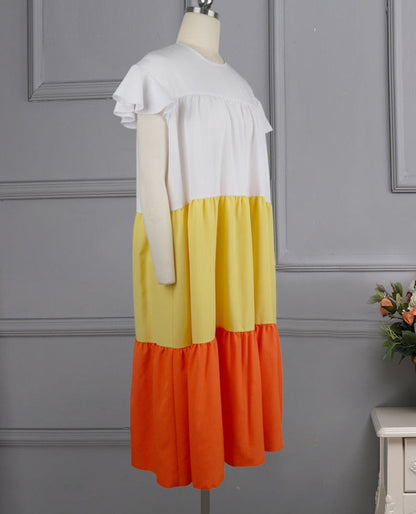 Poly Dress /Plus Size/
