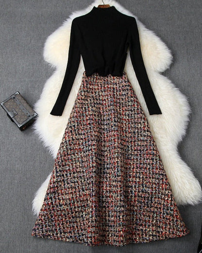 Betty Tweed Skirt & Top Set