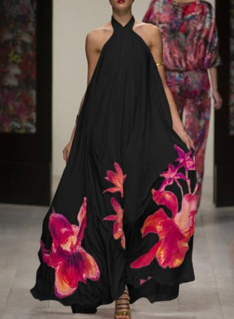 Doreen Halter Dress /Plus Size/