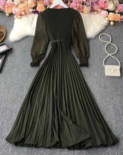 Anabel Pleated Dress