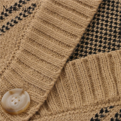 Lorra Plaid Cardigan