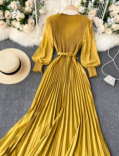 Anabel Pleated Dress