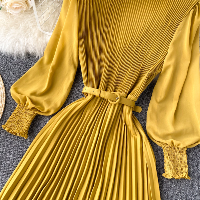 Anabel Pleated Dress