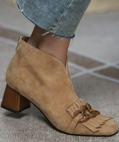 Mona Zipper Ankle Boots