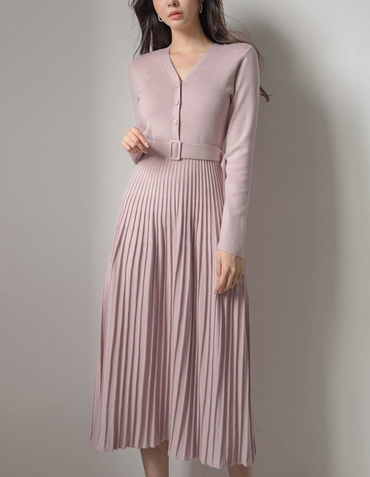 Cassandra Belted Dress