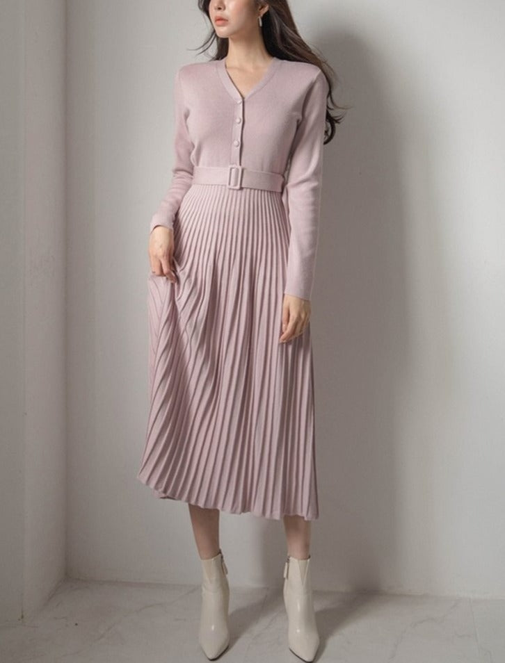 Cassandra Belted Dress