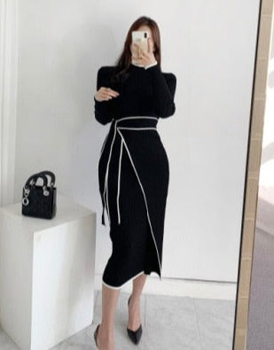Erica Knit Belted Dress