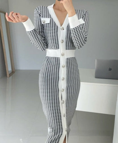 Samantha V-Neck Dress