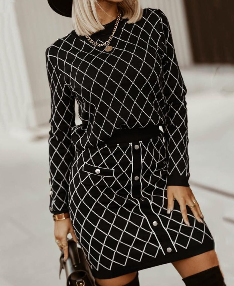 Tinna Plaid 2 Pieces Set