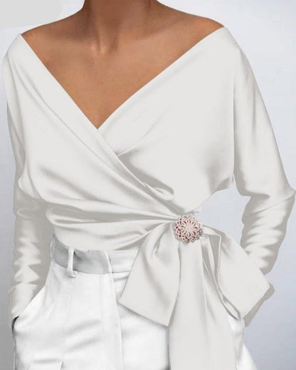 Vonda V-Neck Top /Plus Size/