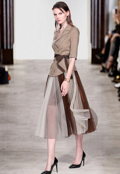 Lonna Blazer & Skirt Set