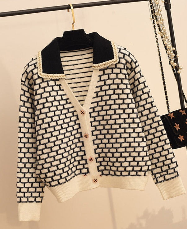 Lurdes Geometric Knit Set