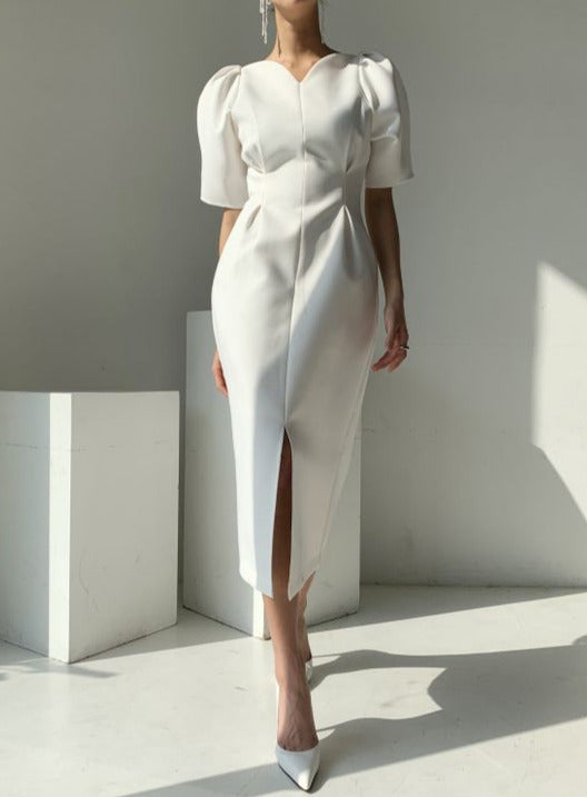 Meddison Puff Sleeve Dress