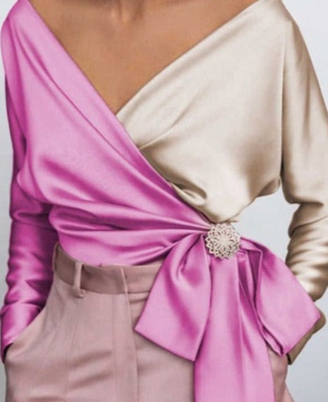 Vonda V-Neck Top /Plus Size/