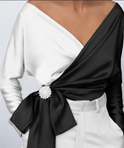 Vonda V-Neck Top /Plus Size/