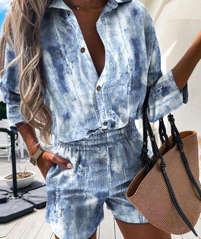 Luisana Printed Suit