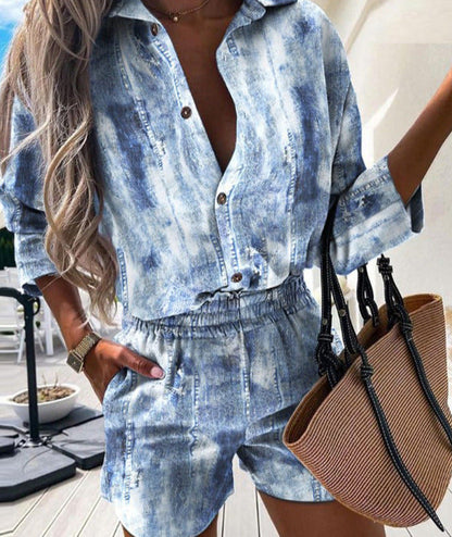 Luisana Printed Suit