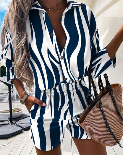 Luisana Printed Suit