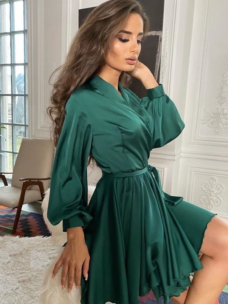 Alexa Satin Dress