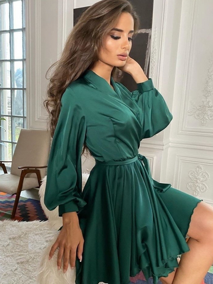 Alexa Satin Dress