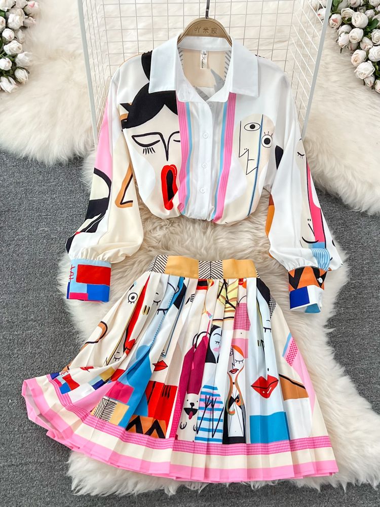 Helen Printed Suit