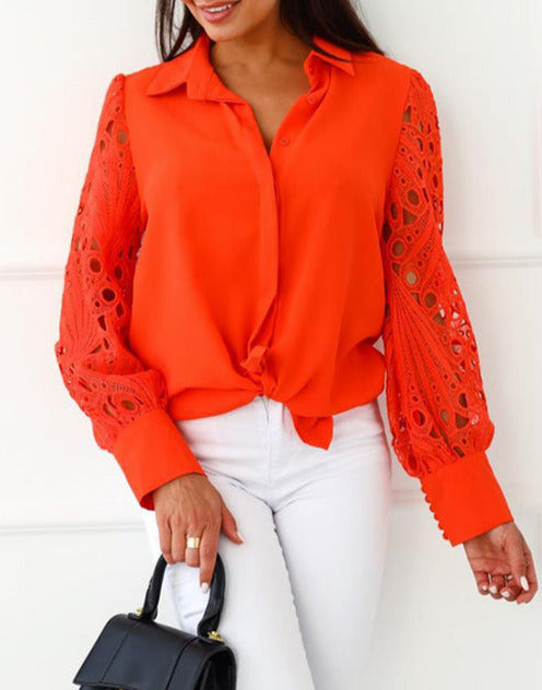 June Satin Blouse
