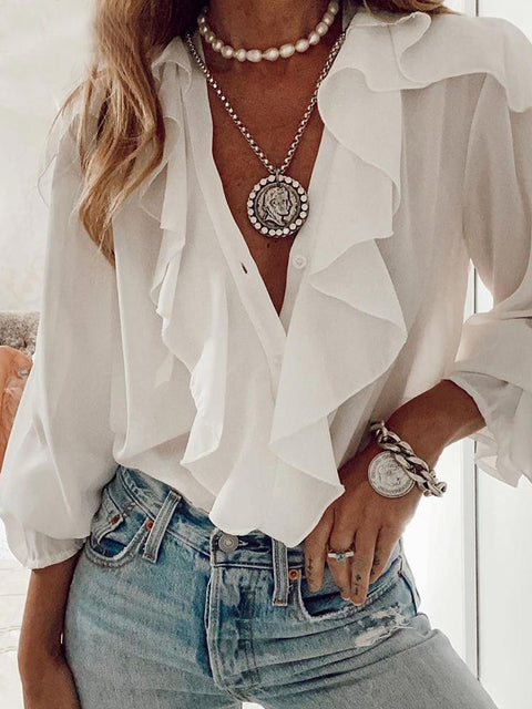 Vera Ruffled Blouse