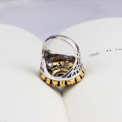 Unique Vintage Wedding Turkey Crystal Jewelry Rhinestone Ring