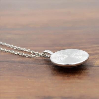 Moon Angel Time Necklace Retro Alloy Pendant Necklace Sweater Chain Ornaments