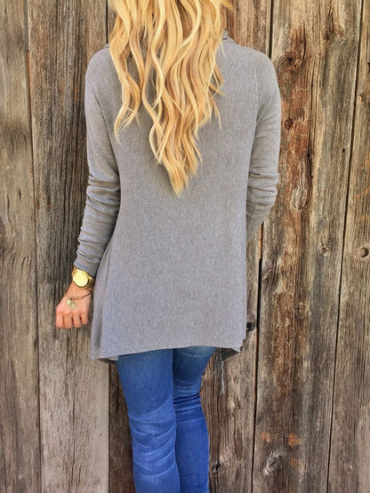 Classic Tassel Slash Sweater Top