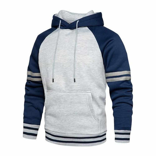 North Royal Striped Pocket Hoodie