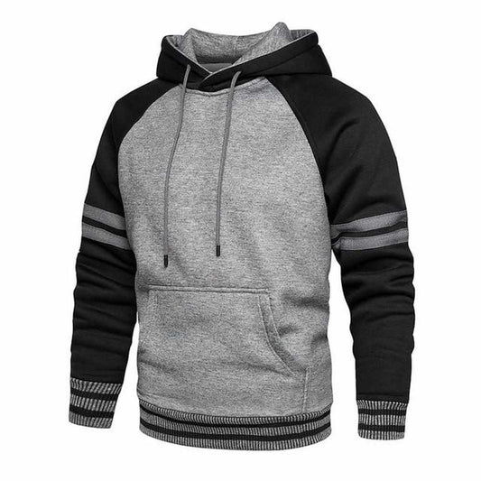 North Royal Striped Pocket Hoodie