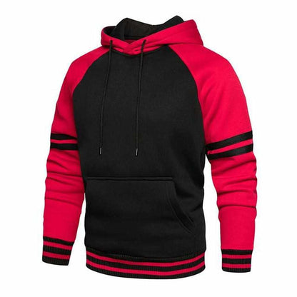 North Royal Striped Pocket Hoodie