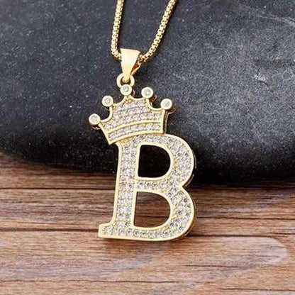 Saint Morris Royal Initial Necklace